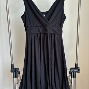 Black Maternity Sleeveless Dress